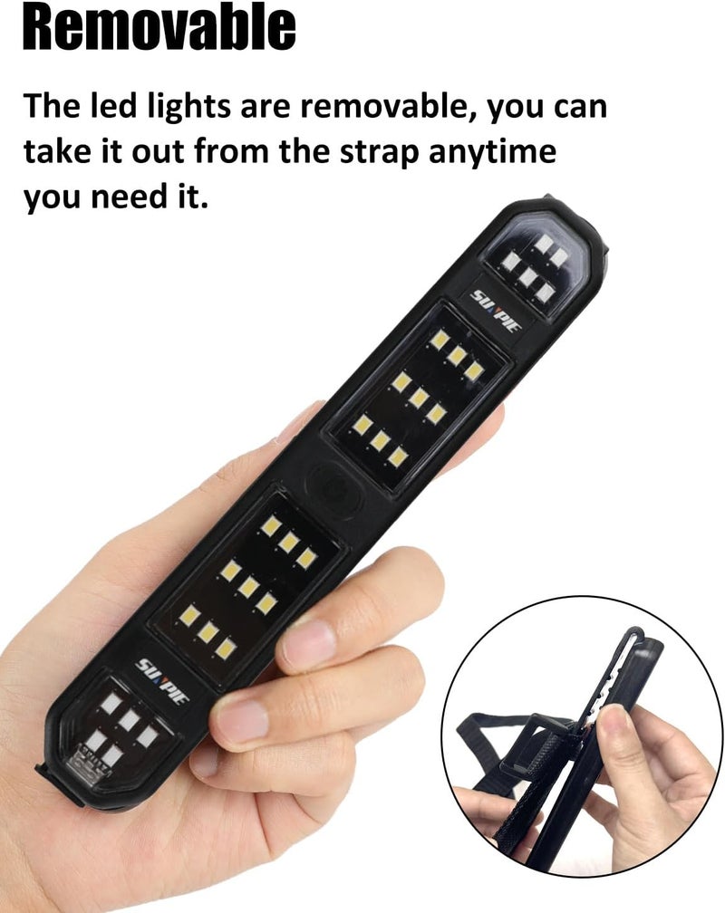 SUNPIE UTV Dome Light Battery Powered Roll Cage Bar Interior Dome Lighting Compatible with Polaris Can am Pioneer/Talon Kawasaki Mule/Teryx Arctic Cat ATV Truck Tractor Glof Cart Offroad - Image 5